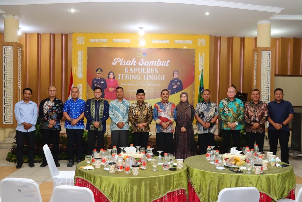 PISAH SAMBUT KAPOLRES TEBING TINGGI, WALI KOTA SAMPAIKAN APRESIASI DAN OPTIMISME 